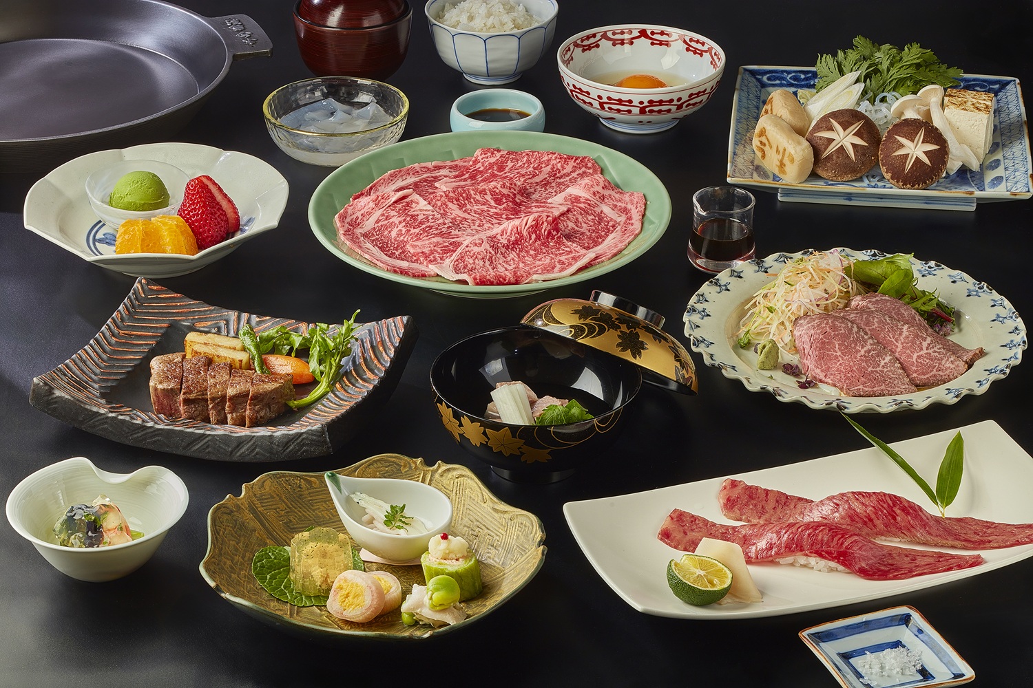 【国際通り本店】浅草今半130周年記念 特別献立「神戸牛絢爛(けんらん)御膳」のご提供をスタート